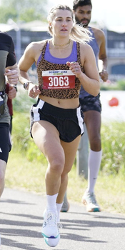 This photo is of Becky Hodgson. It was taken by runthrough