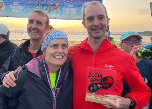 This photo is of Justin Davey, Clare Humphreys and Tom Green. It was taken by Yvonne Morris