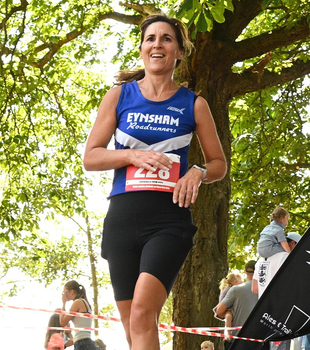 This photo is of Nadine Hunter. It was taken by Racing Line Running